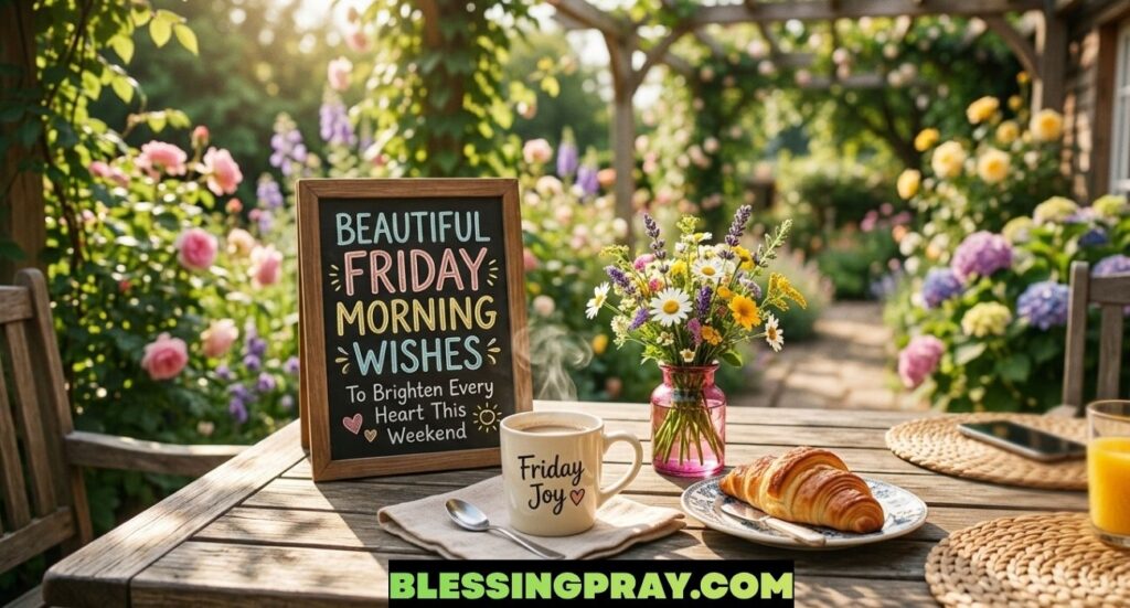 Beautiful Friday Morning Wishes to Brighten