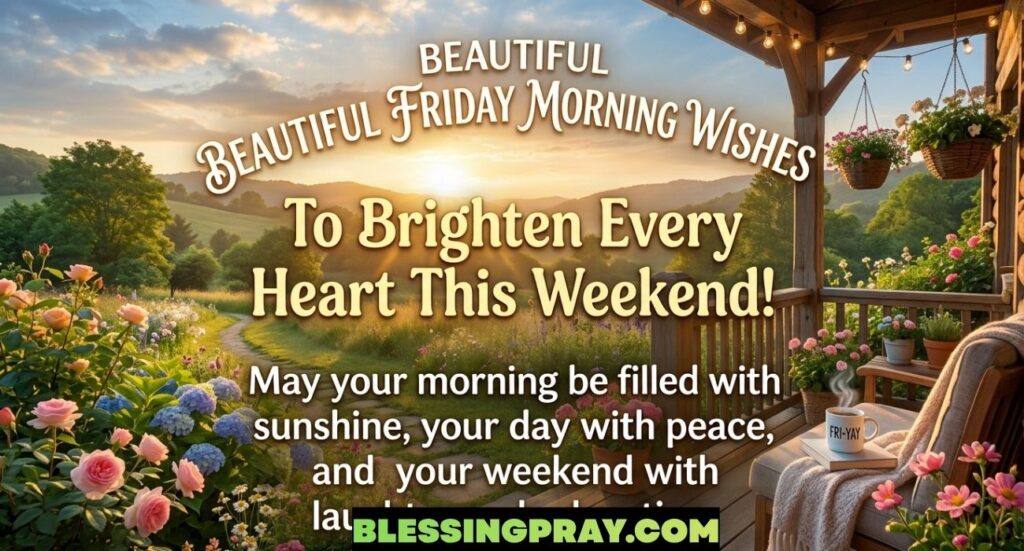 Beautiful Friday Morning Wishes to Brighten