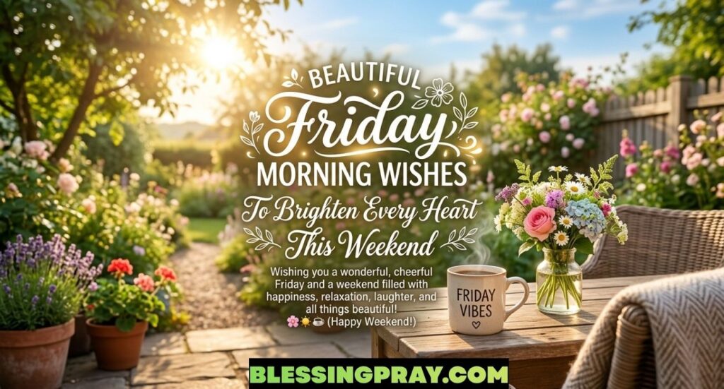 Beautiful Friday Morning Wishes to Brighten