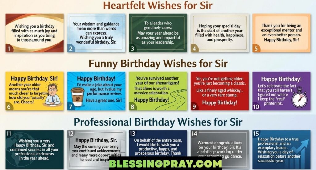 Birthday Wishes for Sir