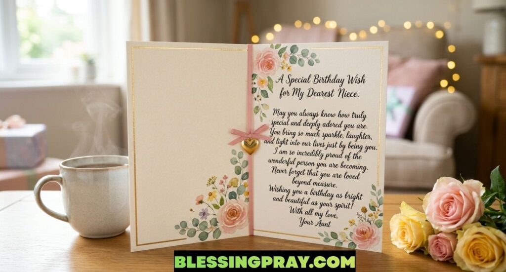 Touching Birthday Wishes for Niece from Aunt