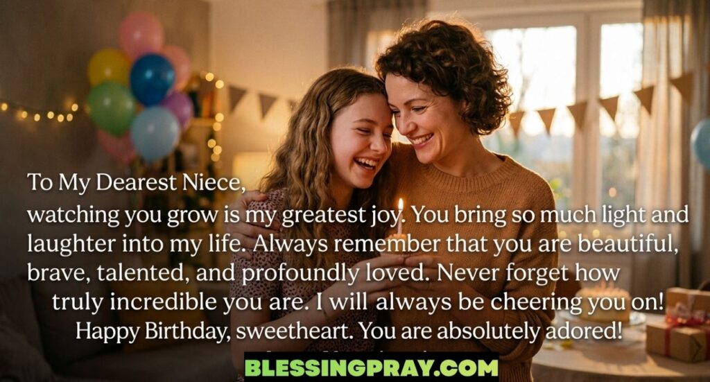 Touching Birthday Wishes for Niece from Aunt