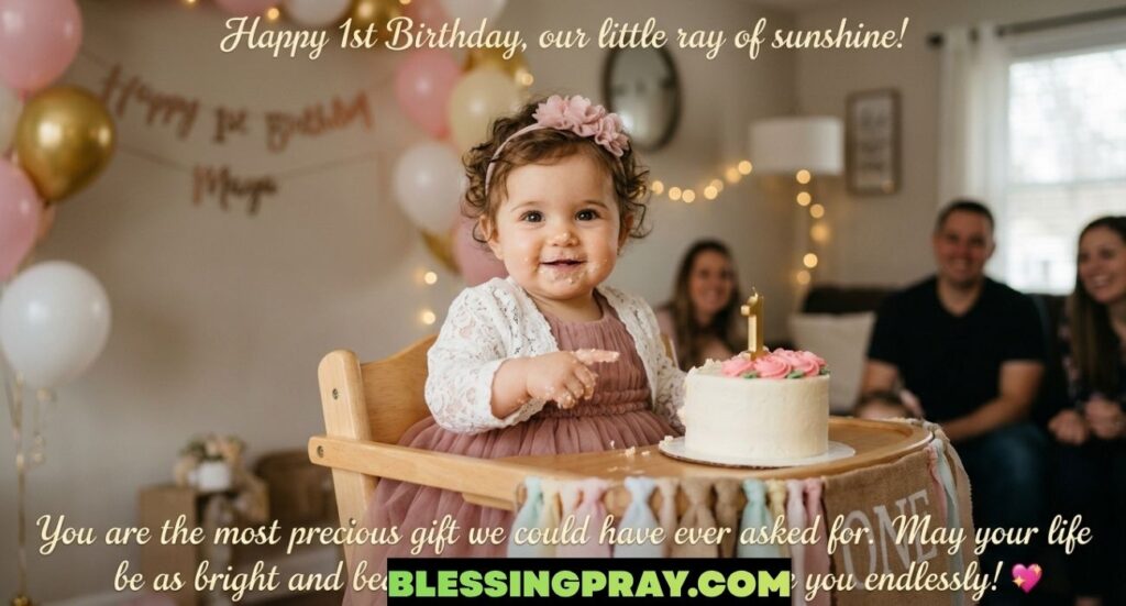 Heart Touching Birthday Wishes for Baby Girl